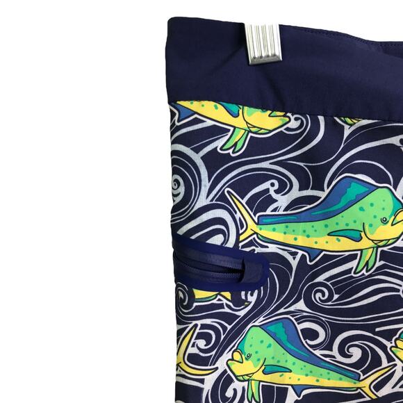 Vineyard Vines Board Shorts Men 30 Dolphin Fish Wave Laser Cut Board Shorts $145 - Picture 6 of 9